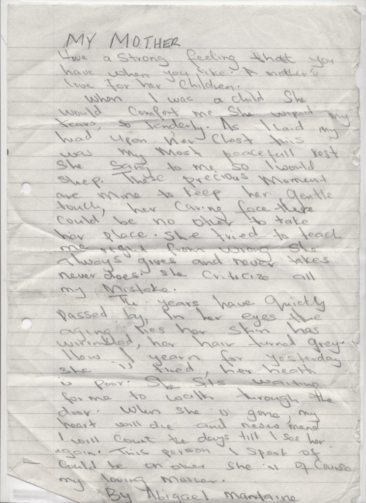 Abigael Mantaine-1st Pl-Love poem-N Murphy-Namelok